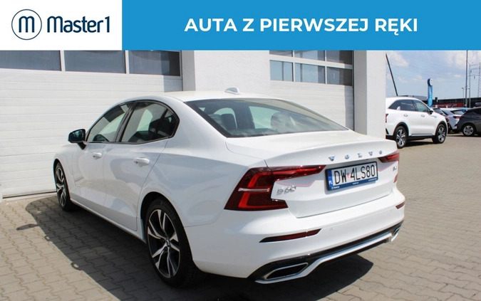 Volvo S60 cena 129850 przebieg: 167221, rok produkcji 2020 z Miłosław małe 191